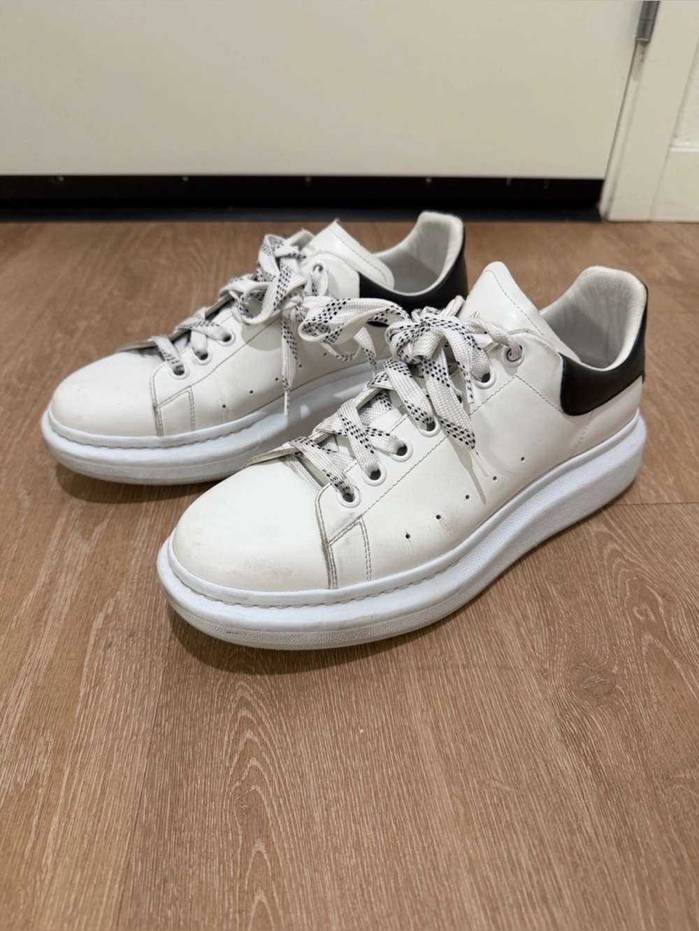 Alexander McQueen Men’s Oversized White Sneaker Size 11